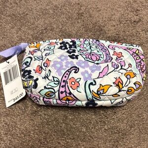 Vera Bradley Purple and Pink Key Card Holder